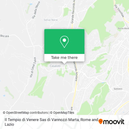 Il Tempio di Venere Sas di Vannozzi Marta map