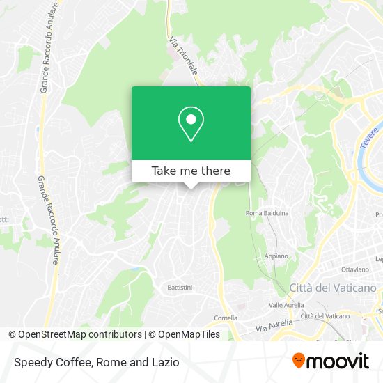 Speedy Coffee map