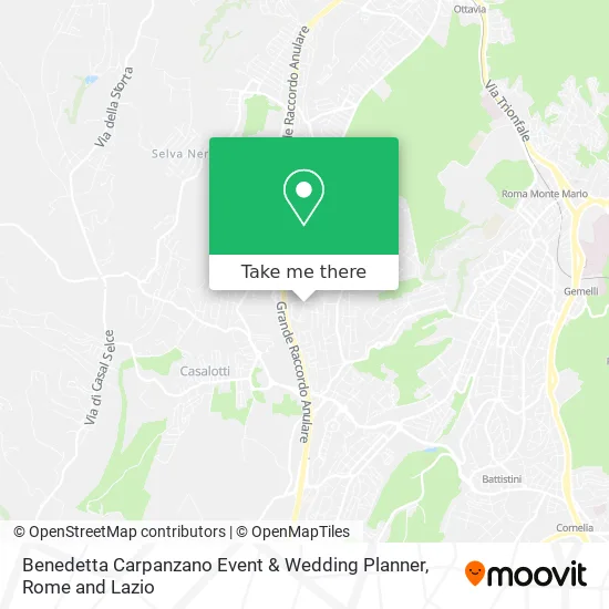 Benedetta Carpanzano Event & Wedding Planner map