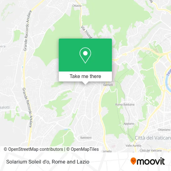 Solarium Soleil d'o map