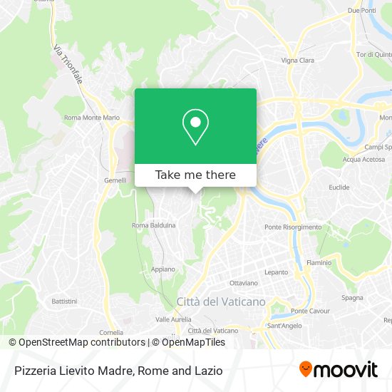 Pizzeria Lievito Madre map