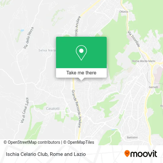 Ischia Celario Club map