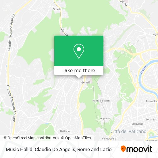 Music Hall di Claudio De Angelis map