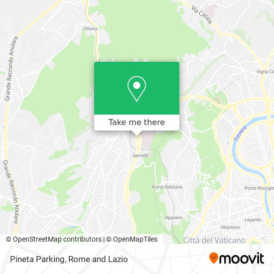 Pineta Parking map