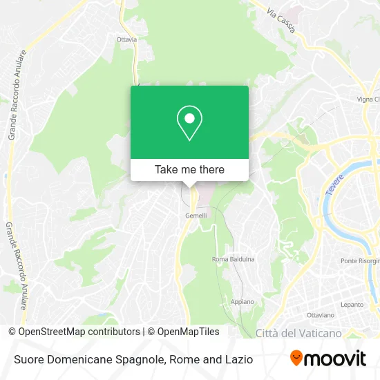 Spanish Dominican Nuns map