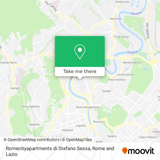 Romecityapartments di Stefano Sessa map