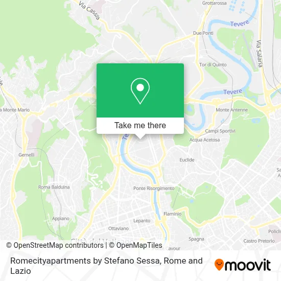 Romecityapartments by Stefano Sessa map