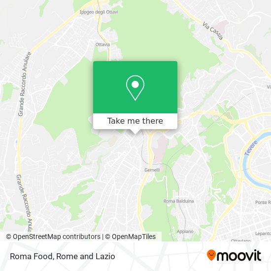 Roma Food map