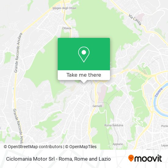 Ciclomania Motor Srl - Roma map