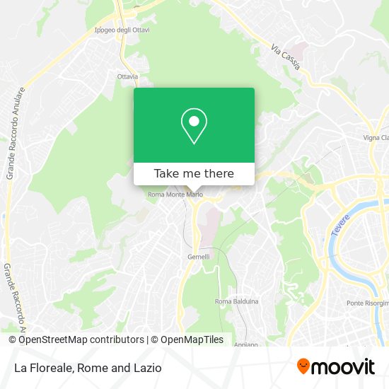 La Floreale map