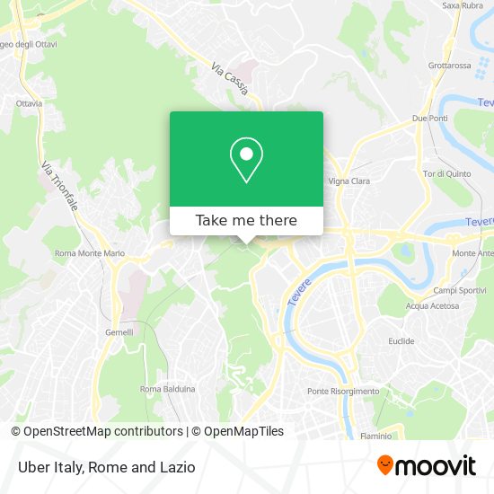 Uber Italy map