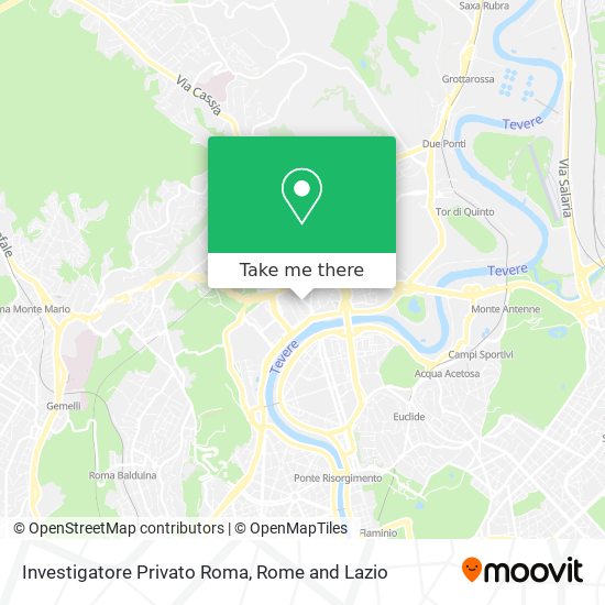 Investigatore Privato Roma map