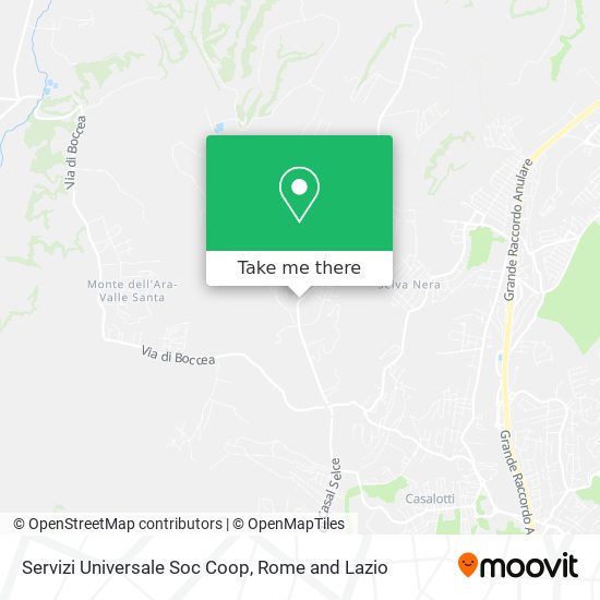 Servizi Universale Soc Coop map
