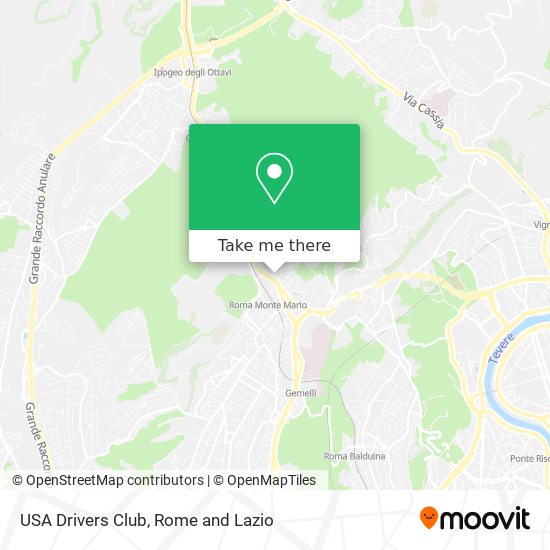 USA Drivers Club map