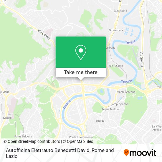 Autofficina Elettrauto Benedetti David map