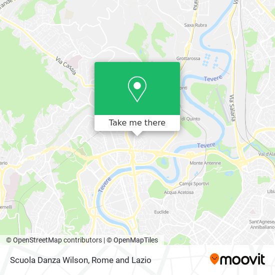 Scuola Danza Wilson map