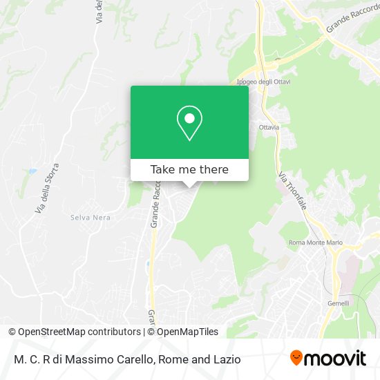 M. C. R di Massimo Carello map