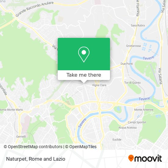 Naturpet map