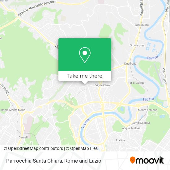 Parrocchia Santa Chiara map