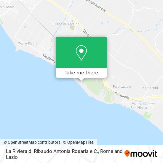 La Riviera di Ribaudo Antonia Rosaria e C. map