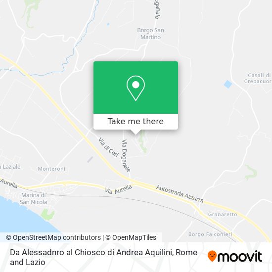 Da Alessadnro al Chiosco di Andrea Aquilini map