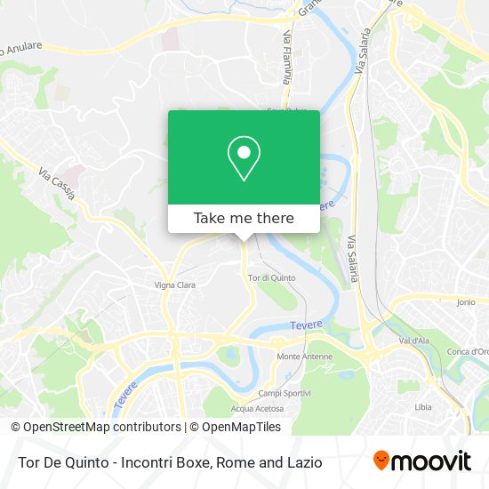 Tor De Quinto - Incontri Boxe map