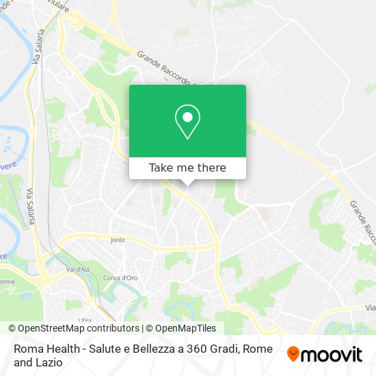 Roma Health - Salute e Bellezza a 360 Gradi map