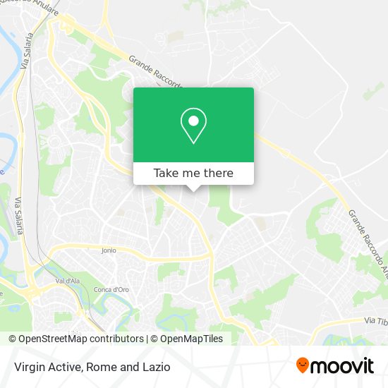 Virgin Active map