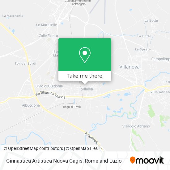 Ginnastica Artistica Nuova Cagis map