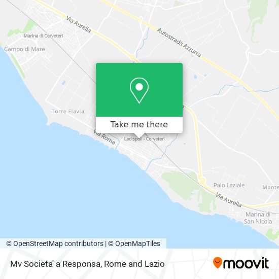 Mv Societa' a Responsa map