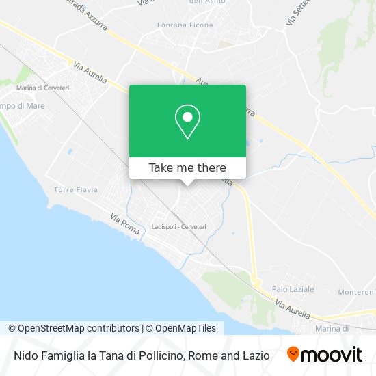 Nido Famiglia la Tana di Pollicino map