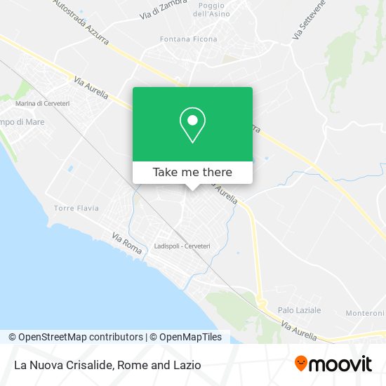 La Nuova Crisalide map