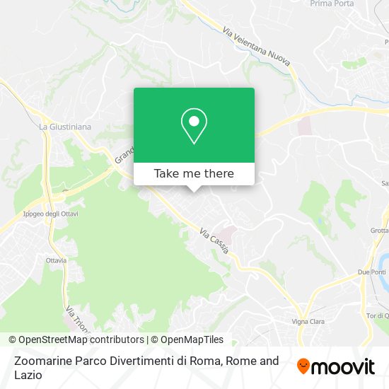 Zoomarine Parco Divertimenti di Roma map