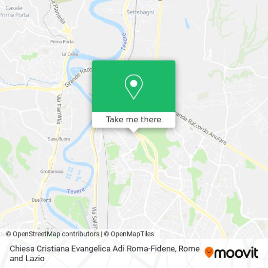Chiesa Cristiana Evangelica Adi Roma-Fidene map