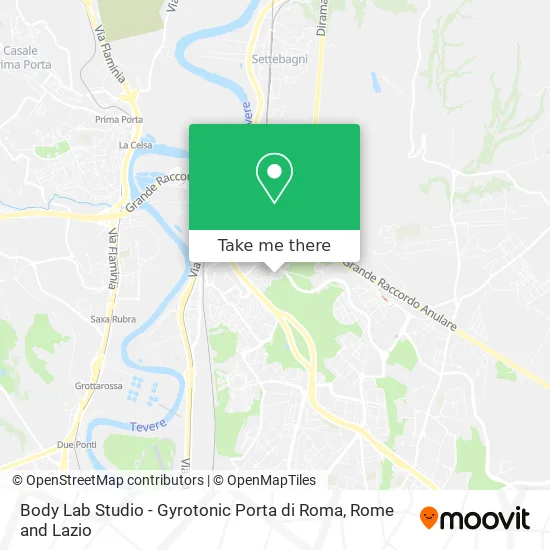 Body Lab Studio - Gyrotonic Porta di Roma map