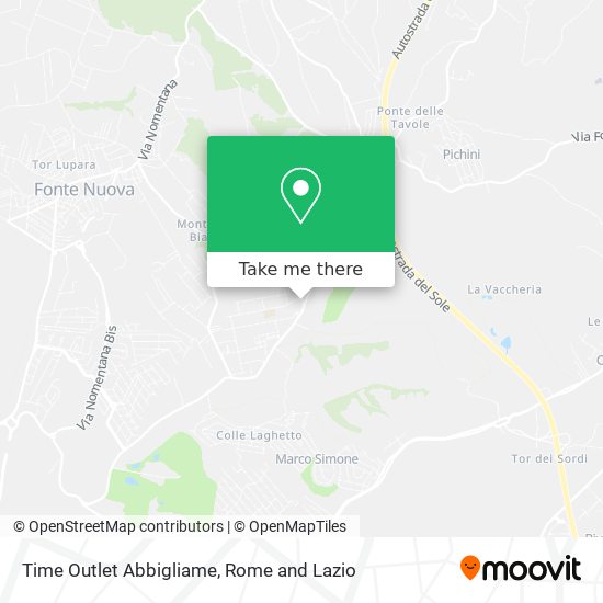 Time Outlet Abbigliame map