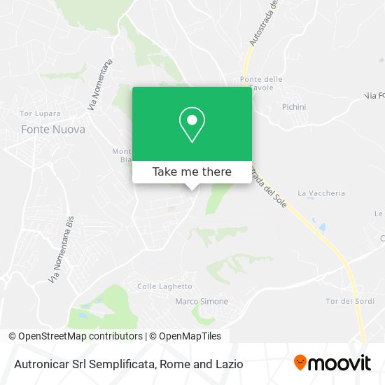 Autronicar Srl Semplificata map