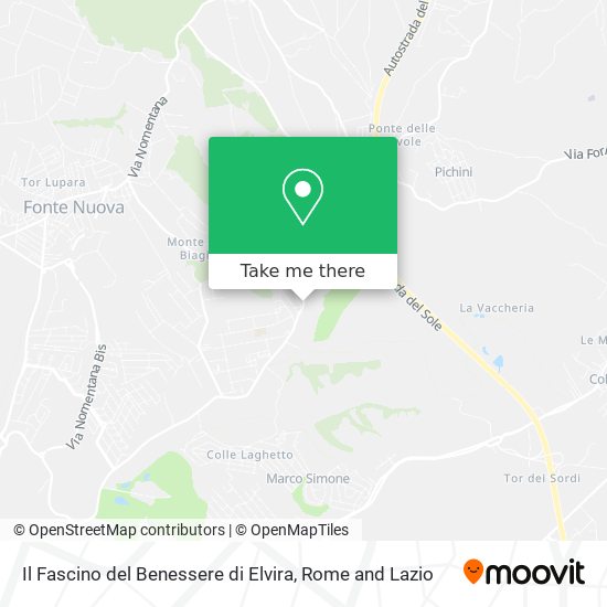 Il Fascino del Benessere di Elvira map