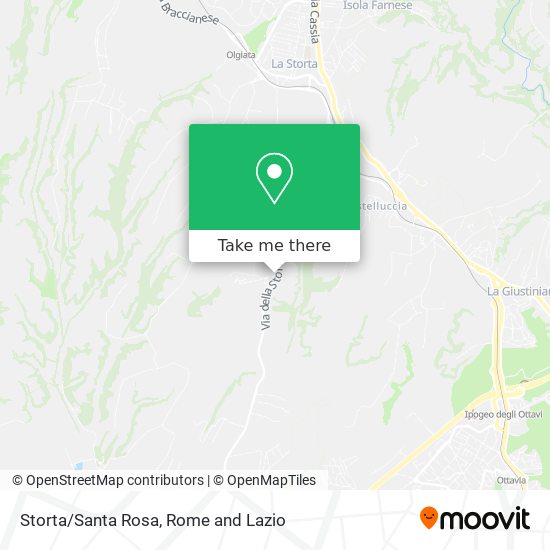 Storta/Santa Rosa map