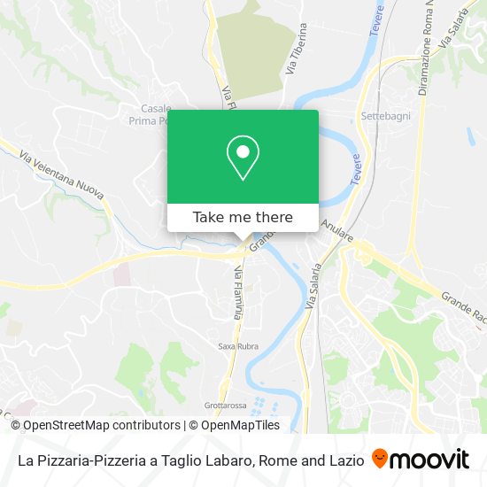 La Pizzaria-Pizzeria a Taglio Labaro map