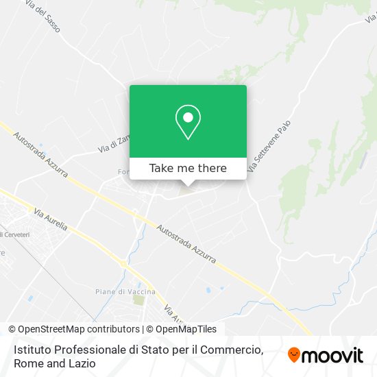 Istituto Professionale di Stato per il Commercio map