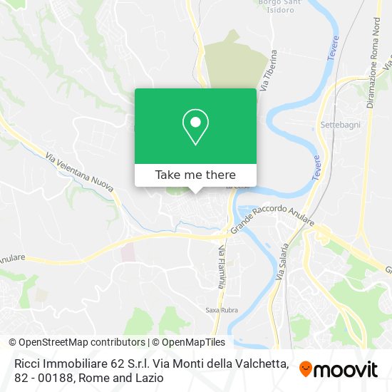 Ricci Immobiliare 62 S.r.l. Via Monti della Valchetta, 82 - 00188 map