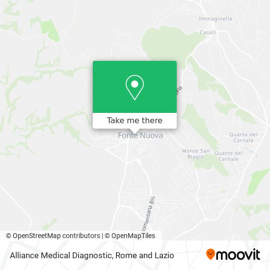 Alliance Medical Diagnostic map