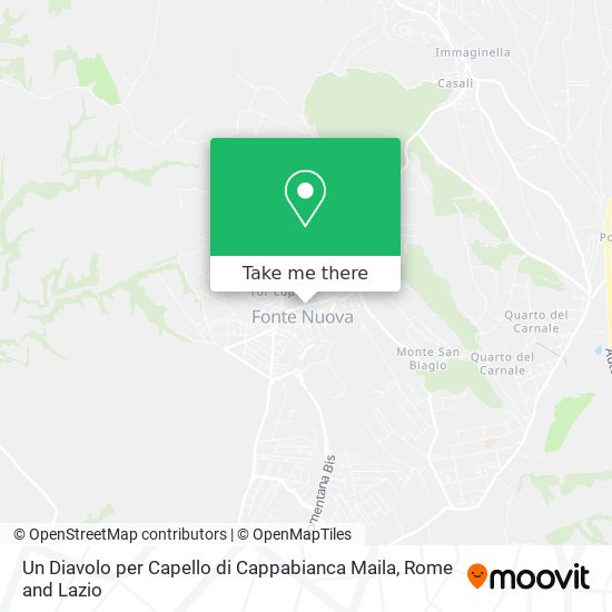 Un Diavolo per Capello di Cappabianca Maila map