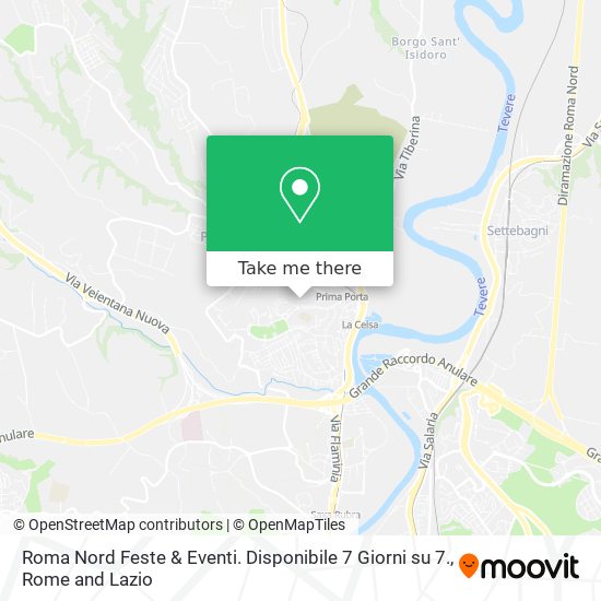 Roma Nord Feste & Eventi. Disponibile 7 Giorni su 7. map