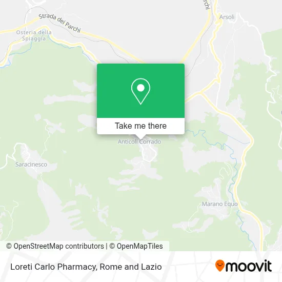 Loreti Carlo Pharmacy map