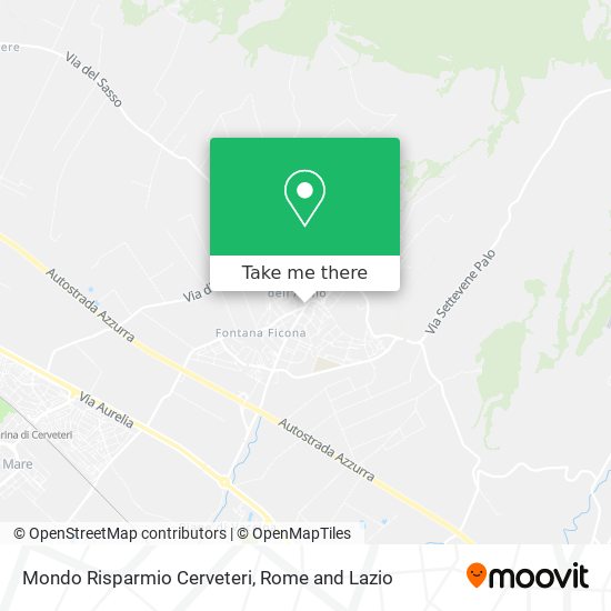 Mondo Risparmio Cerveteri map