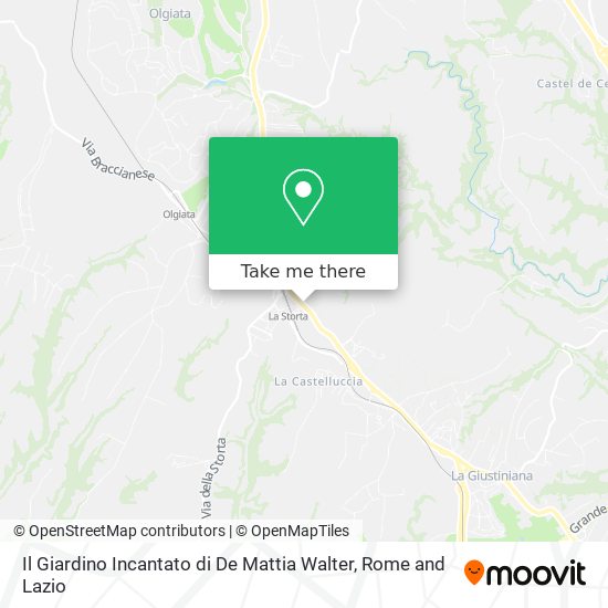 Il Giardino Incantato di De Mattia Walter map