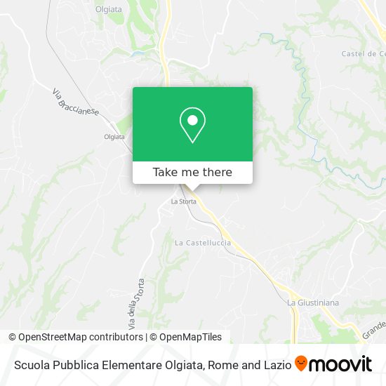 Scuola Pubblica Elementare Olgiata map