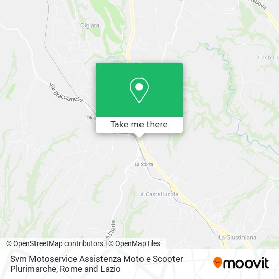 Svm Motoservice Assistenza Moto e Scooter Plurimarche map